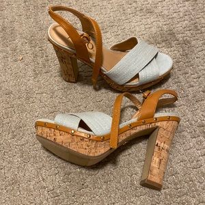 NWT block heels